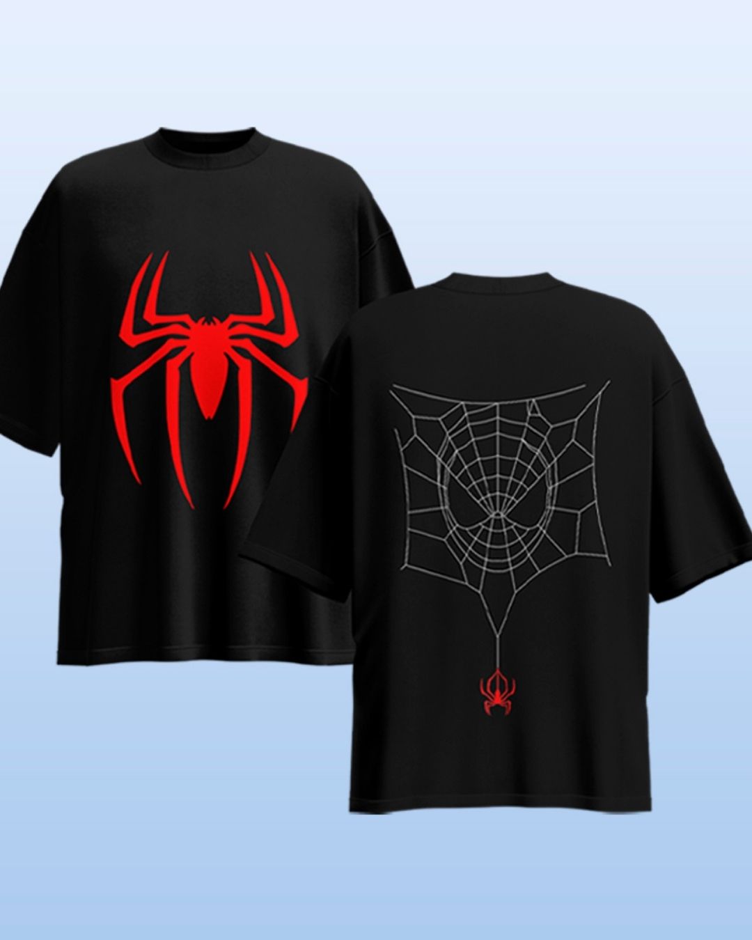 Unisex Spider Oversized Printed T-Shirt– 220 GSM French Terry | Premium Streetwear