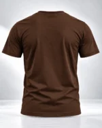Coffee Plain 100% Cotton Regular Fit T-Shirt | SYC - Image 2