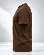 Coffee Plain 100% Cotton Regular Fit T-Shirt | SYC - Image 3
