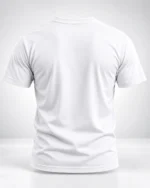 White Plain 100% Cotton Regular Fit T-Shirt | SYC - Image 2
